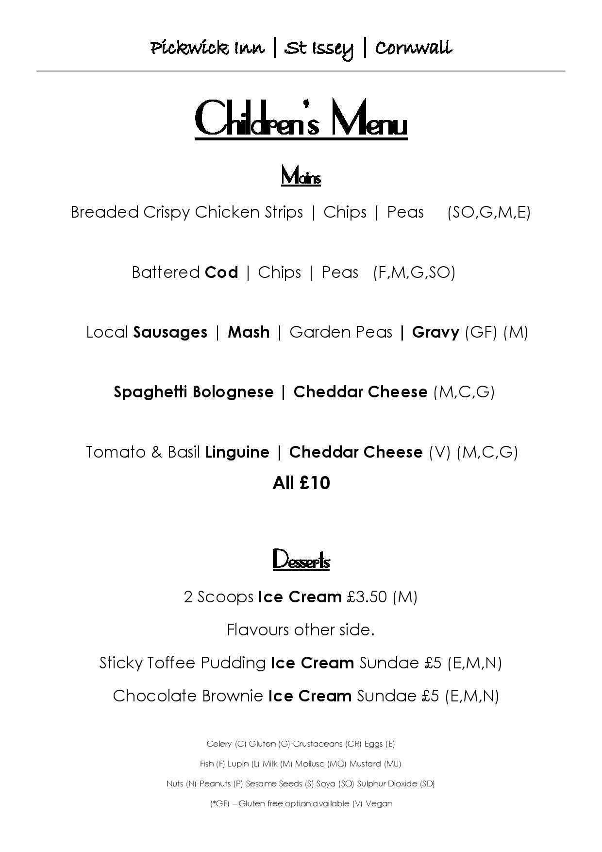 Food – The Pickwick Inn